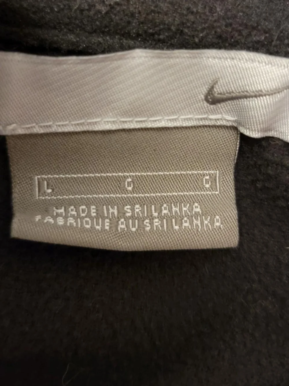 Nike Black Half-Zip Pullover Jacket